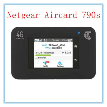 Netgear Telstra Wi-Fi 4G Advanced II, AirCard AC790S 4G 300Mbps Mobile Hotspot - Unlocked Version - Non PTA - Imported from UK